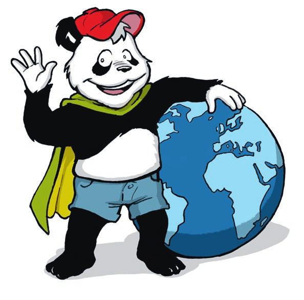 DAS SIND DOCH DIE MIT DEM PANDA... Bestimmt hast du den Großen Panda im WWF-Logo schon oft gesehen. Er ist auf der ganzen Welt bekannt und für viele Menschen steht er für Natur- und Umweltschutz.