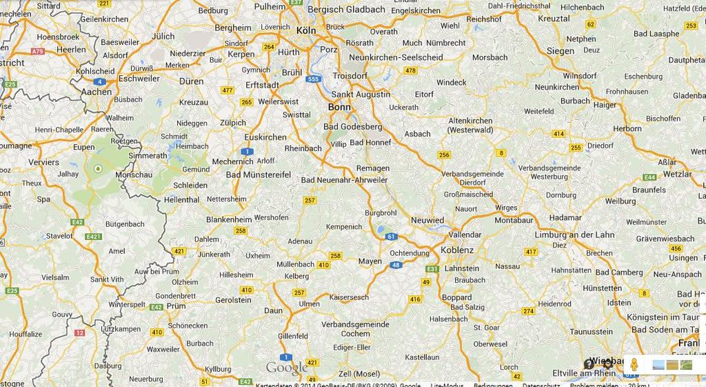 Ennertaufstieg und Venusbergtunnel: Auf 80 Km Bundesautobahn gibt es bereits 4 Rhein-Querungen in