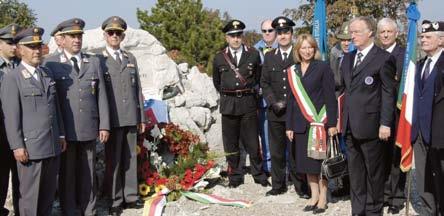 Oktober 2005 führte die Gesellschaft der Gendarmerie- und Polizeifreunde eine Tagesfahrt zum Monte San Michele in Friaul durch, um dort am im Ersten Weltkrieg so hart und dramatisch umkämpften Monte