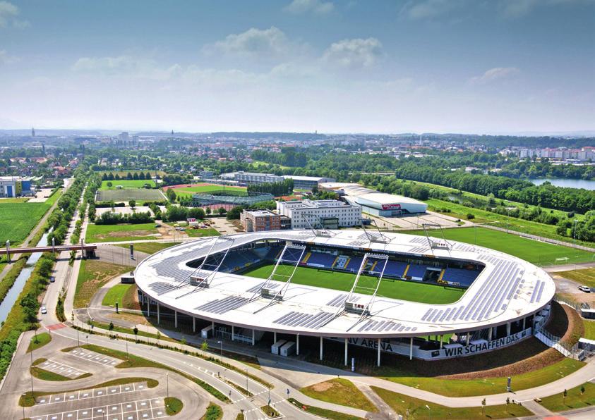 Nach über einem Jahr Bauzeit wurde die NV Arena pünktlich vor Saisonauftakt im Mai 2012 fertiggestellt und bietet seither Platz für 8.000 Besucher.