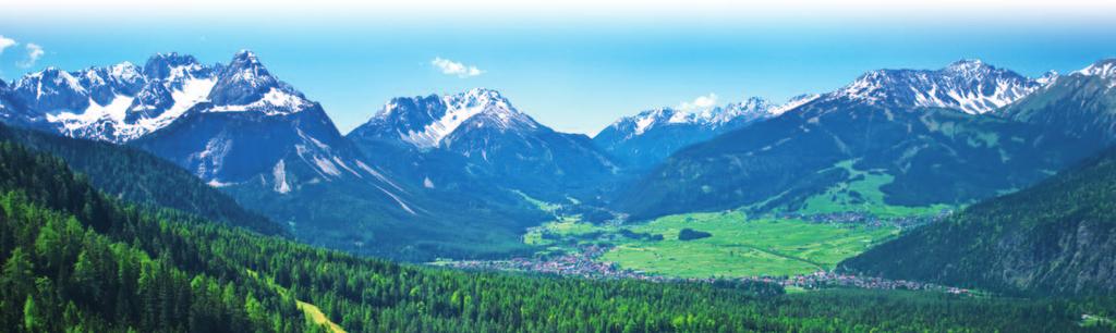 Auf der Sonnenseite der Zugspitze Ein vielfältiges Gebiet in spektakulärer Bergkulisse willkommen auf der Sonnenseite der Zugspitze, in der Tiroler Zugspitz Arena!