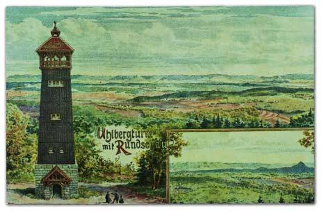 Der Uhlbergturm war der dritte Aussichtsturm des Schwäbischen Albvereins.