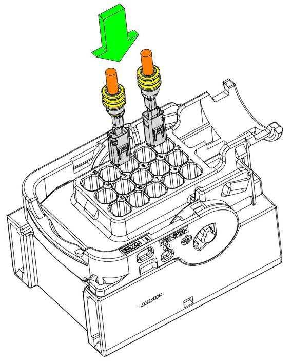 3 APPLICATION DESCRIPTION 3.1 Loading up the housings with contacts Loading the contacts is possible only in case of prelocked secondary locking device (see chapter 3.3).