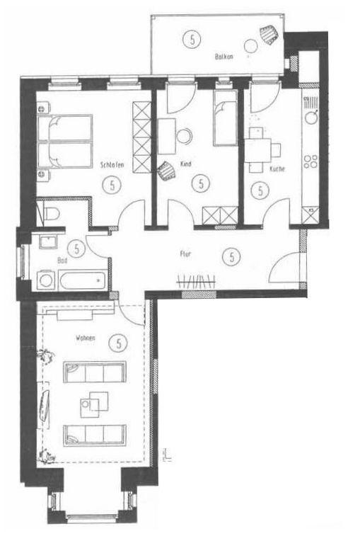 Zimmerzahl: 3 Wohnfläche (ca.): 89,50 m² eis r p f Kau 0.000, 21 Hausgeld (ca.