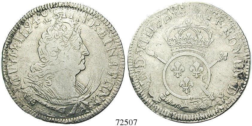 , 1774-1793 Ecu aux lauriers 1790, A Paris. 29,40 g. Dav.1333; Gad.