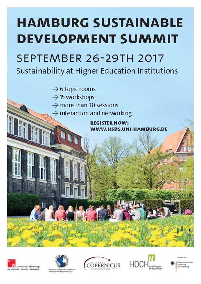 HOCH-N Veranstaltungen HSDS Hamburg Sustainable Development Summit 2017 26. - 29.09.