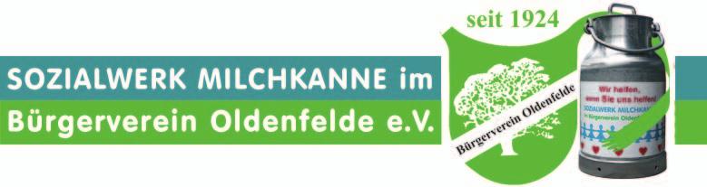 Einladung zur Jahreshauptversammlung 2017 Der Vereins Sozialwerk Milchkanne im Bürgerverein Oldenfelde e.v. am Mittwoch, den 29.