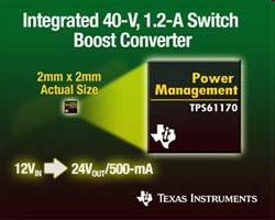 Boost Converter: Applikation Batteriespeisung Solarzellen