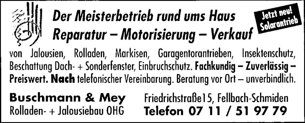 Mitteilungsblatt Kernen KW 24 Mittwoch, 14. Juni 2017 19 EißElE & MödingEr 2 Betriebe.