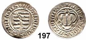 ...Etwas Belag, sehr schön - vorzüglich 25,- 188 Meißner Groschen (1390-1393), Freiberg. Lilienkreuz im Vierpaß, herum X-C/V-R.
