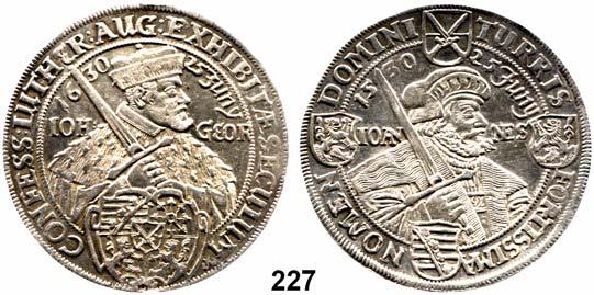 Deutsche Münzen und Medaillen 27 Sachsen Johann Georg I.