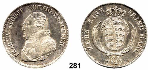 32 Deutsche Münzen und Medaillen Sachsen Friedrich August I.