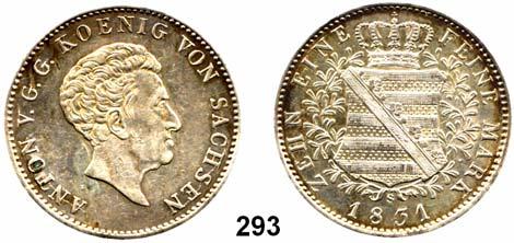 Deutsche Münzen und Medaillen 33 Sachsen Anton 1827 1836 293 Konventionstaler