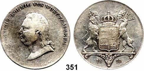 .. Vorzüglich 100,- Württemberg Karl Eugen 1744 1793 350 Konventionstaler 1766, Stuttgart. 27,86 g.