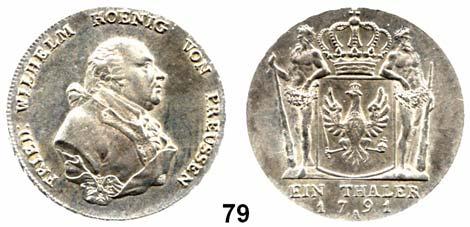12 Deutsche Münzen und Medaillen Preußen, Königreich Friedrich Wilhelm II.