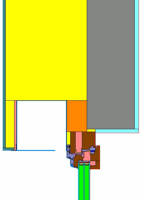 6 Ψ-Wert ist nicht alles Beispiel: Auswirkung der reduzierten Dämmdicke auf integriertes Rollo 300 mm WLG 040 240 mm WLG 032 240 mm WLG 032 A AW = 1,0 m mit U AW = 0,126 W/(m²K A AW = 1,0 m mit U AW