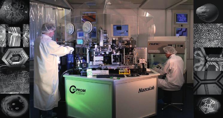 Abbildung 1: In-vitro-Zellautomat»Nazca-Lab«zur definierten Bildung von Zellgruppen und deren nachfolgenden Kultivierung.