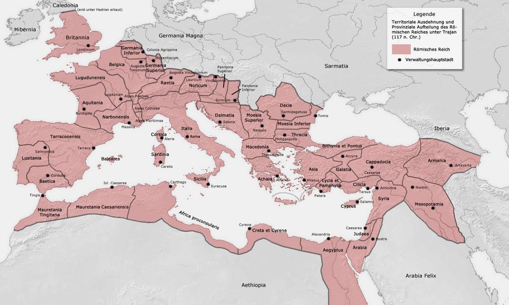 Was für eine Sprache ist Latein? Latein sprachen, wie wir alle wissen, die Römer. Im Altertum beherrschten diese das ganze West- und Südeuropa sowie Teile von Asien und Nordafrika im Altertum.