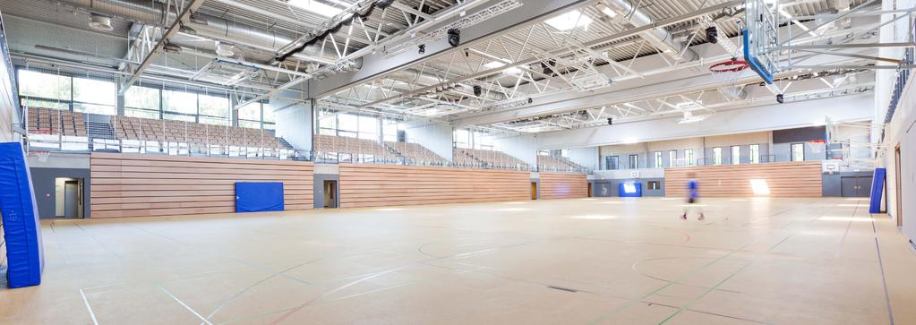 34 GOLDBECK Schulen Referenzen 35 Sporthallen In Verbindung mit dem Produkt Schule bietet das Unternehmen GOLDBECK ebenfalls das Produkt