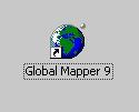 7. Starten des Software Zum Programmaufruf von Global Mapper mit der