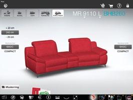 Our ipad app i offers you the option of visualising your upholstered suite directly in the furniture showroom.