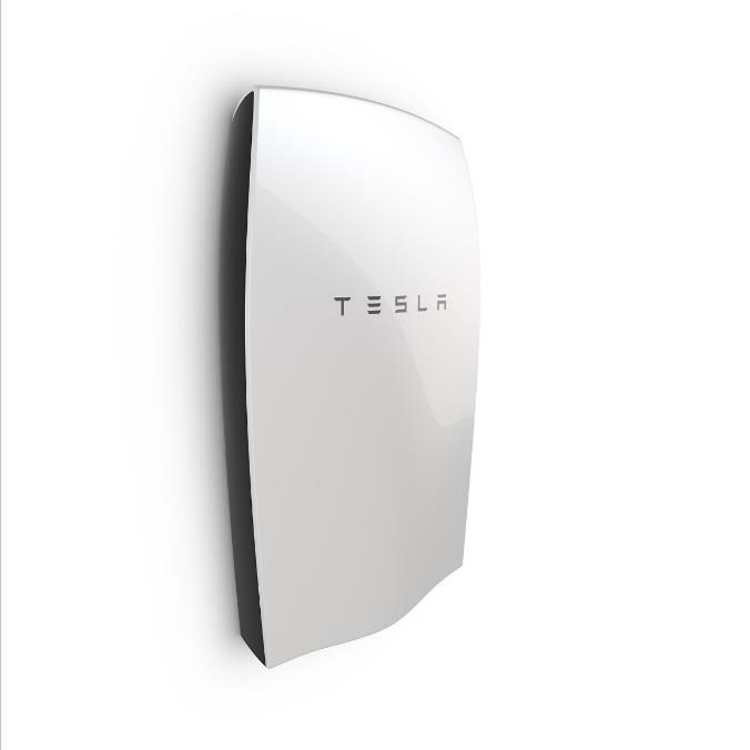 3. Tesla Energy Powerwall 1: Lithiumsystem 7 kwh Speicherkapazität Ladezyklen: 5.