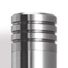 S7211FS* Edelstahl-Muldengriff 135 mm hoch 240 mm breit vorgerichtet für Fingerscan** S8150 Edelstahl-Griffplatte 210 mm breit 70 mm