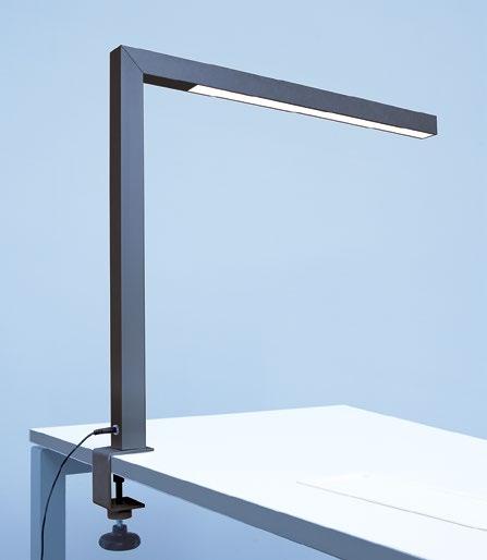 TRAVIS-T2/TABLE-CLAMP [LED]: 700 STEUERUNG GEAR LUMEN/WATT @ 4000 K* ART-NR.