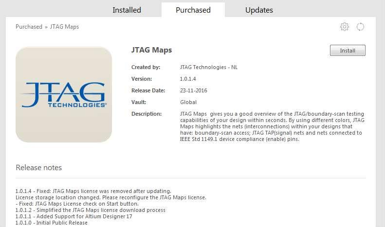 Click on the JTAG Maps Icon and follow the installation instructions.