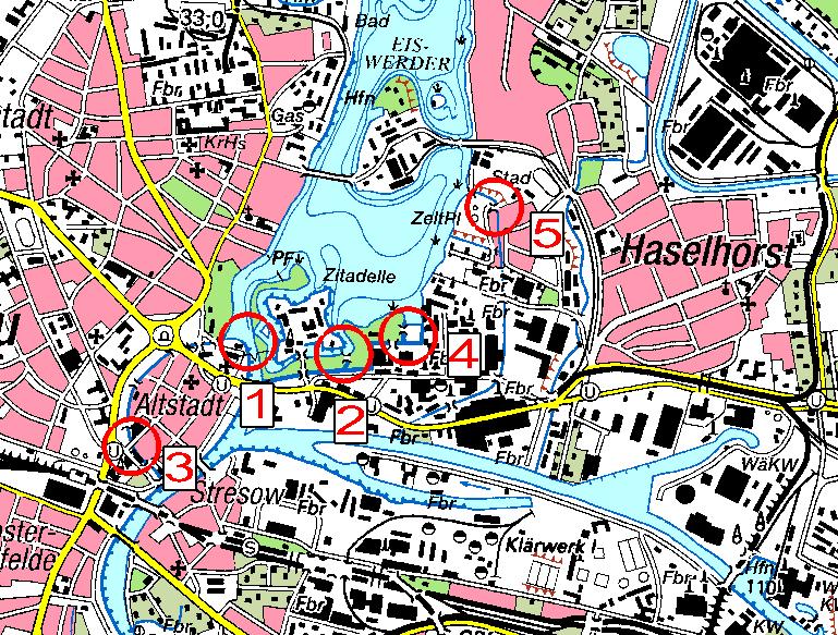 7.1.7 Wehrgruppe Berlin-Spandau Auch wenn die Wehrgruppe nicht im Land Brandenburg liegt, muss sie bei einem grenzüberschreitenden Fluss wie die Havel entsprechend berücksichtigt werden.