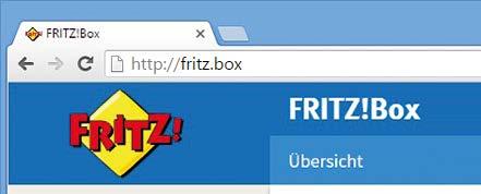 Einrichten Die FRITZ!Box hat eine Benutzeroberfläche in der Sie Funktionen aktivieren und Verbindungsinformationen erhalten. Starten Sie einen Internetbrowser. Geben Sie http://fritz.