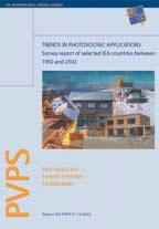 S-4 Schweizer Beitrag zum IEA PVPS Programm, Task 1 International Survey Report Basierend auf den Daten des "National Survey Reports" wurde Mitte September der internationale Survey Report publiziert.