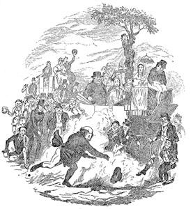Pickwick-Syndrom Little Joe in Charles Dickens Die Pickwicker, 1837 Der Kerl