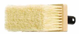 Deckenbürsten / Tiefgrundbürsten 2557 Tiefgrund- und Annetzbürste helles Fiber, gestanzt, Holzkörper