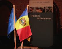 Zum Thema Zielpunkt Europa Die Republik Moldau im Spannungsfeld zwischen Isolation und europäischer Integration diskutierte er mit fachlich kompetenten Gesprächspartnern im Weimarer Rathaussaal über