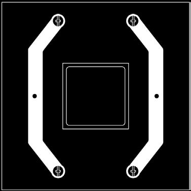 Das SecuFirm2 Montagesystem wird direkt mit der Backplate auf der Rückseite Ihres Mainboards verschraubt.