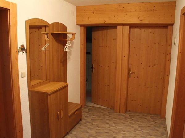 Eingang Appartement Sarah - 2 Schlafraum/Bad, WC Appartement with 1 double room, shower, toilet, completely equiped living-kitchen (coffeemaker, fridge with deep freeze possibility, stove,