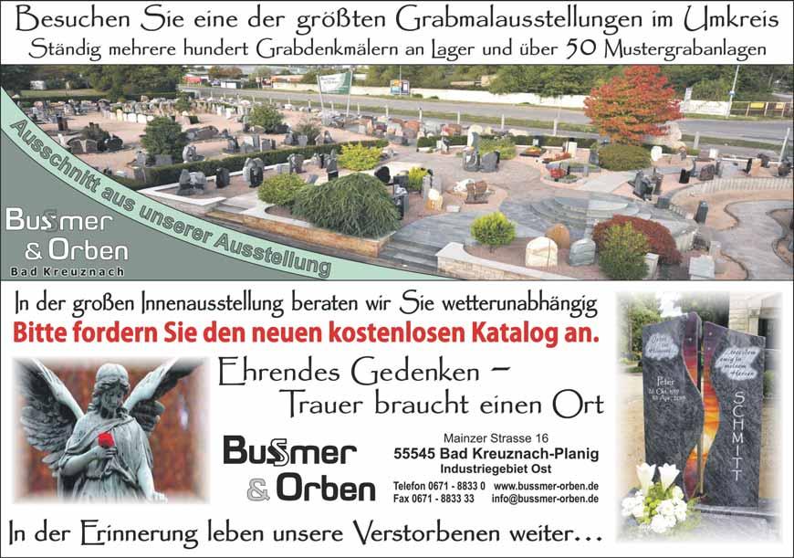 Seite 24 Anzeigenteil Donnerstag, den 27. Oktober 2016 ALLERSEELEN ALLERHEILIGEN TOTENSONNTAG Friedhofsgärtner verschönern die Gräber im Herbst (djd).