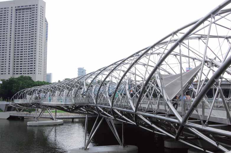 4462) wurde für den Bau der Fußgängerbrücke Marina Bay in Singapur verwendet. verlängert werden, wenn der Behälterboden aus Duplexstahl besteht.