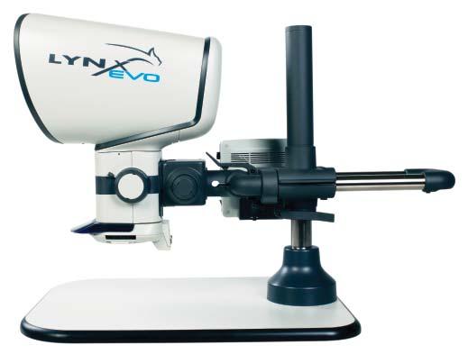Lynx EVO Stativoptionen Ergo-Stativ Kompakte Größe für kleine Arbeitsbereiche. Außergewöhnliche Stabilität für hohe Vergrößerungen.