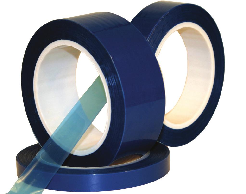 E07496 Blaues Polyester Abdeckband + 220 º C Klebkraft: 11 N/25,4 mm Reißdehnung: 100% Gesamtstärke: 61 μm Trägerstärke: 25 μm Klebstoffstärke: 36 μm Träger: Polyester Farbe: blau Unser E07496 ist