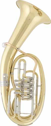 Gleiche Spezifikationen wie ATH-5501, jedoch 4 -ventilig ATH - 100 Junior B-Tenorhorn,