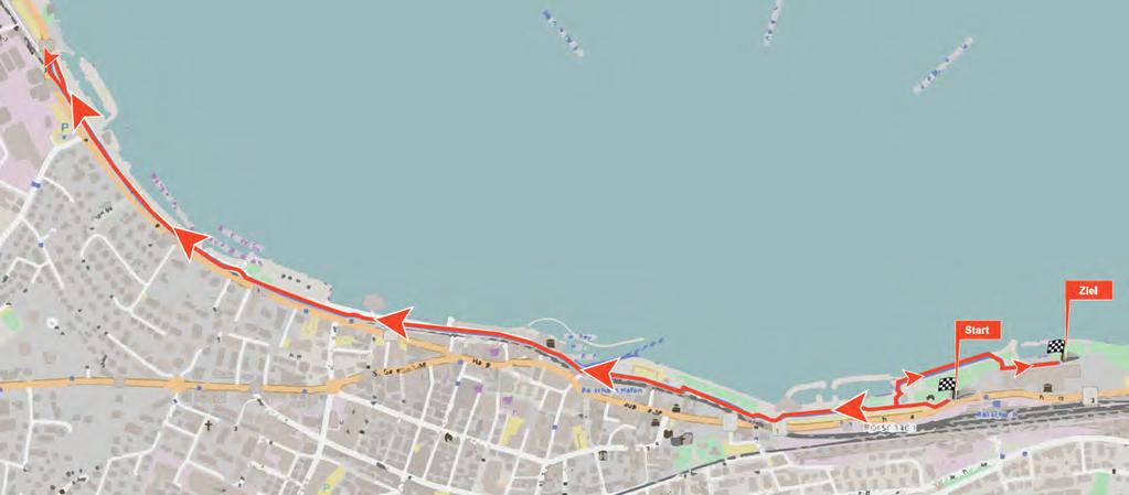 8 Laufstrecke GPX DATEI TriStar 111: 10km -> 2 Runden (Du erhältst bei km 2.5 und 7.