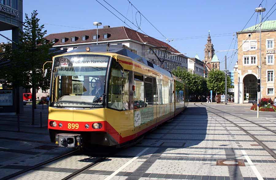 Systemvorteile Stadtbahnsysteme Flexible Fahrweggestaltung Innenstadt Stadtbahn bzw.