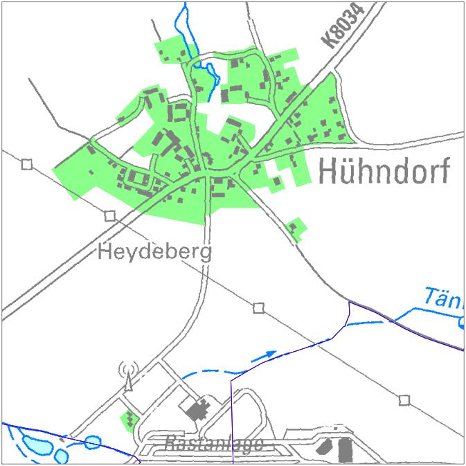 4.4.12 Klipphausen 251 Hühndorf Übersicht abgeleiteter statistischer (Haushalte: 17,89 % I Unternehmen: 45 %) Hühndorf 96 // 17 8 //