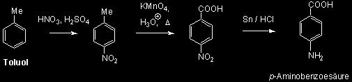 (Aufpassen: Friedel-Crafts Reaktionen an Nitrobenzol sind nicht möglich - -NO 2 wirkt zu stark desaktivierend) 5.