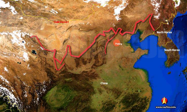 Die genaue Länge der Mauer lässt sich nur schwer bestimmen. Daher gibt es unterschiedliche Angaben dazu. Nach einer Messung im Jahr 2009 ist die Chinesische Mauer 8.851,8 km lang.