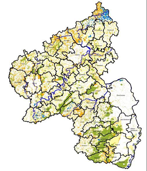 Regionaler PEFC-Waldbericht Rheinland-Pfalz 2015 36 Abbildung 7: Waldbesitzartenverteilung Legende