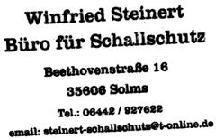 Winfried Steinert, Ing. grad. Büro für Schallschutz Beethovenstraße 16, 35606 Solms Tel.: 06442 / 9276