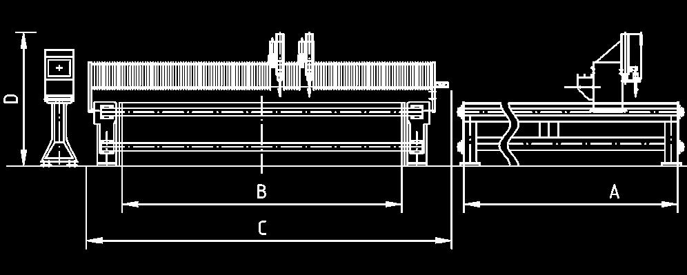 Technische Daten / Technical Data design: www.kriegerdesign.de Spurbreite / Track width (A) ab / and above 2.500 mm Arbeitsbreite / Working width (B) ab / and above 2.